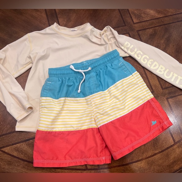 Boys Southbound swim trunks with free Rugged butts rash guard - Picture 1 of 5